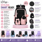 🎠🎒 50% DI SCONTO! ⚡Zaino Scolastico Leggero con Fiocco – Idrorepellente e Antifurto!