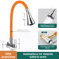 Grifo da cucina estraibile in acciaio inox 304