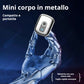 Mini rasoio elettrico con display LED, fori di rasatura multipli, potente ed efficiente.