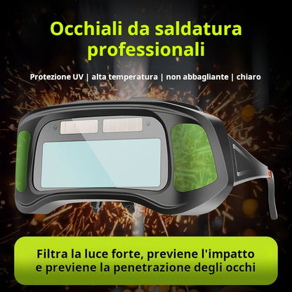 Occhiali che si scuriscono automaticamente | Adattamento immediato alla luce, protezione UV/IR, reazione ultra rapida di 1/25000 s