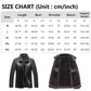 Faux Fleece Lined Leather Warm Jacket