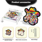 🦄🌈Set di puzzle divertenti 2026: cappello da cowboy, pony, puzzle impilabile con cornice, puzzle in legno dalla forma irregolare