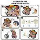🦄🌈Set di puzzle divertenti 2026: cappello da cowboy, pony, puzzle impilabile con cornice, puzzle in legno dalla forma irregolare