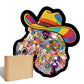 🦄🌈Set di puzzle divertenti 2026: cappello da cowboy, pony, puzzle impilabile con cornice, puzzle in legno dalla forma irregolare