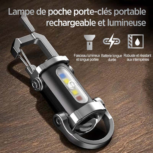 🔦 COMPRA 1, RICEVI 1 GRATIS! 🔦 Torcia Portachiavi Ricaricabile – 300 Lumen, Ricarica USB-C e Design Antiurto per Sicurezza ed EDC ⚡