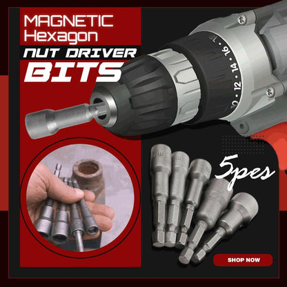 10pcs bit del driver del dado esagonale magnetico