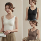 Thickened Warm Tank Top with Shelf Bra