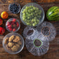 🧴🍲 Coperture elastiche per alimenti – confezione multipla da 100 pezzi – mantieni il cibo fresco e protetto! 🔄🥗✨