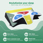 Cuscino per il collo in memory foam 1pz, Cuscino per il collo con design traspirante, Cuscino per il collo comodo e di sostegno, Cuscino da letto per chi dorme sul fianco e sulla schiena