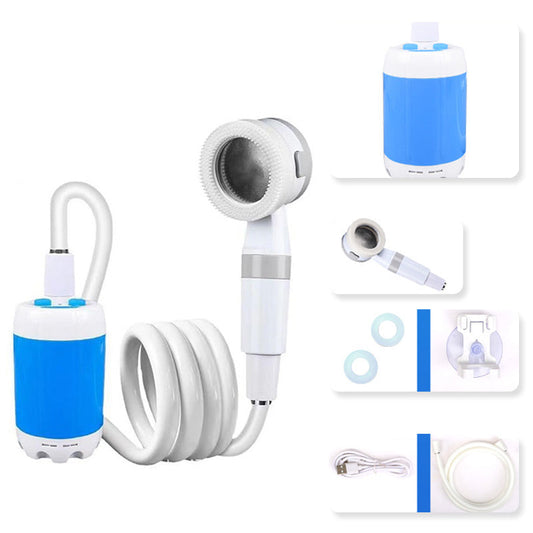 Doccia portatile da campeggio con pompa dell'acqua