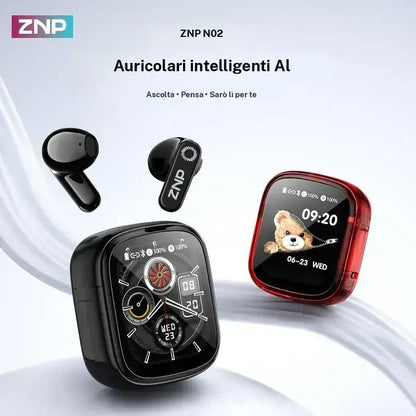 🎧 ✨ Auricolari compatti con controllo touch: suono nitido, vestibilità comoda e batteria a lunga durata 🔋