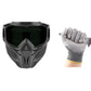 Maschera Integrale Protettiva con Occhiali Staccabili