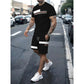 👕 SCONTO DEL 50% A TEMPO LIMITATO! ✨ Completo da uomo 2 pezzi – Color Block, 6 colori, S-5XL, con coulisse 🩳