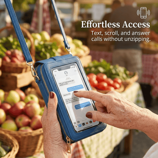 👜 📱 Borsa a Tracolla Touch Screen da Donna con Tasca per Telefono