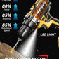 Cacciavite a batteria 21V, set di trapani a batteria, trapano a batteria con coppia 45Nm, trapano a batteria, 25 + 3 livelli di coppia, 2 velocità, 2 batterie, luce LED, mandrino da trapano da 10 mm, trapano a batteria fai da te per la casa