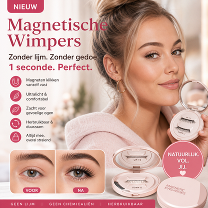 💖 50% di Sconto! Set Ciglia Magnetiche – Riutilizzabili e Facili da Applicare. Niente Colla, Effetto Immediato! ✨👁️