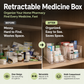 🔥 -50% Oggi: Organizer per Medicinali Telescopico Trasparente – Estensibile, con scomparti regolabili, tiene in ordine farmaci e accessori. Perfetto per armadietto, bagno e cassetto.