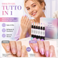 Penna per smalto gel 5 in 1, penna per smalto gel effetto aurora con base e top coat in un unico prodotto.