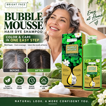 Colorazione per Capelli in Schiuma 🌿💇‍♀️ | Formula con Ingredienti di Origine Vegetale, Applicazione Senza Miscelazione | 500 ml