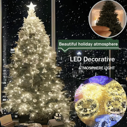 🎄Promozione natalizia anticipata 50% DI SCONTO🎁Catena luminosa con fili di rame a forma di petardi