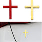 🚗✝️ 3D stereo croce adesivo in metallo