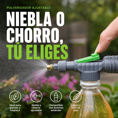 💧✨ Pompa Spray Manuale per Bottiglie – Ugello Regolabile Nebulizzazione & Getto, Senza Batterie, Compatibile con Bottiglie Standard – Piante, Pulizia & Beauty 🌿🧴