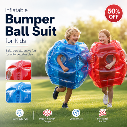 ⚽ SCONTO DEL 50% PER UN PERIODO LIMITATO! ✨ Tuta gonfiabile con palla da scontro per bambini – Sicura, resistente, divertimento attivo 🎈