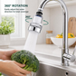 Aeratore Filtro per Rubinetto Girevole a 360° – Filtrazione Multistrato e 3 Modalità di Flusso Antischizzo 🚰