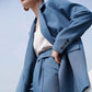 Lapel collar slim cardigan elegant suit jacket