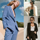 Lapel collar slim cardigan elegant suit jacket