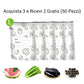 🥦Sacchetti riutilizzabili in alluminio sigillabili per la conservazione degli alimenti