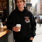 💖SALDI DI NATALE 50% DI SCONTO!!🎁Simpatica felpa con cappuccio foderata in pile Highland Cow🦬2