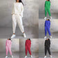 Top a maniche lunghe con scollo rotondo ＆ Pantaloni 2 pezzi