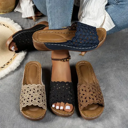🥿 SCONTO 50% ORA! 🌸 Pantofole da Donna Traspiranti – Ultra Morbide, Aerate e Antiscivolo per Casa 🌿