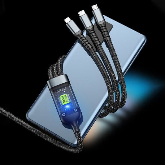 🔥Sconto del 50% sui prodotti più venduti🔥Cavo di ricarica superveloce trasparente e luminoso 3 in 1