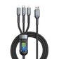 🔥Sconto del 50% sui prodotti più venduti🔥Cavo di ricarica superveloce trasparente e luminoso 3 in 1