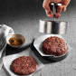 🍔 Pressa per Hamburger in Acciaio Inox 304 – Antiaderente | Bordi Rifiniti | Lavabile in Lavastoviglie | Diametri 80-140 mm | Per Hamburger Fatti in Casa & Feste 🛡️🔥