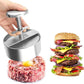 🍔 Pressa per Hamburger in Acciaio Inox 304 – Antiaderente | Bordi Rifiniti | Lavabile in Lavastoviglie | Diametri 80-140 mm | Per Hamburger Fatti in Casa & Feste 🛡️🔥