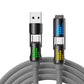 Cavo di ricarica 4 in 1 , ricarica super veloce da 240 W con luce RGB, nuovo