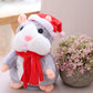🐹 Criceto Parlante Interattivo di Peluche 15cm 🎙️ | Ripete la Tua Voce e Scuote la Testa ✨ | Morbido Giocattolo Parlante per Bambini 👶 | Idea Regalo Perfetta 🎁