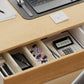 Cestino Portaoggetti Retrattile in Plastica con Manici – Organizer Salvaspazio Estensibile