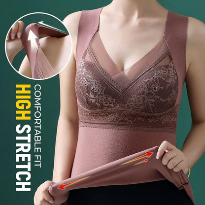 🎉 Vendita Capodanno ⚡ 2-in-1 integrato reggiseno biancheria intima termica