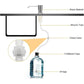 Kit di prolunga per tubo di fissaggio del dispenser di sapone da lavello