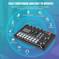 F998 Live Sound Card Audio Mixer, Interfaccia Audio Podcast con Effetti Mixer DJ, Voice Changer con Effetti Sonori per Karaoke Live Streaming Record Gaming
