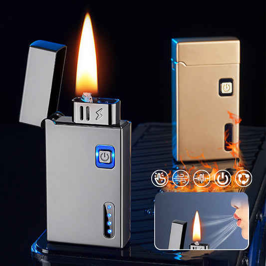 🔥 Vendita calda—50% di sconto ✨ accendino a kerosene a induzione ricaricabile con indicatore