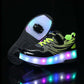 Pattini a rotelle con luci a LED e ruote staccabili