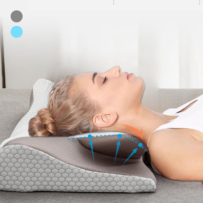 🔥50% DI SCONTO 🔥 Cuscino Cervicale a Forma di Corno di Mucca in Memory Foam Traspirante