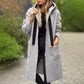 ❄️ Speciali invernali ❄️  Cappotto con cappuccio zip-up da donna con tasche