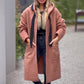 ❄️ Speciali invernali ❄️  Cappotto con cappuccio zip-up da donna con tasche