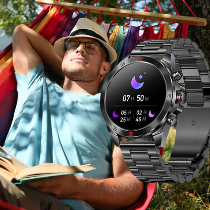 Smartwatch Bluetooth Impermeabile con Schermo HD da 1,43" e Monitoraggio Salute